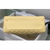 Chanel Coco Handle Yellow Caviar Large Bag