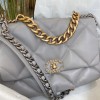 Chanel 19 flap gray bag 30cm