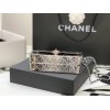 Chanel silver flap bag 18cm