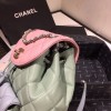 Chanel Grained Calfskin pink Backpack AS1371