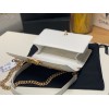 Chanel Leboy White Flap Bag 25cm