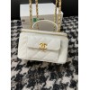 Chanel 22A Quilted Mini Vanity White Bag