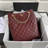 Chanel shopping bag Burgundy