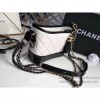 Chanel Chanels Gabrielle Small Hobo Bag White A91810 VS08467