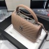 Chanel Trendy CC Beige V Quilter Top Handle Bag