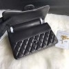 Chanel 30cm CF Lambakin Bag All Black