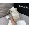 Chanel Round Mini Small Chain White Crossbody Bag