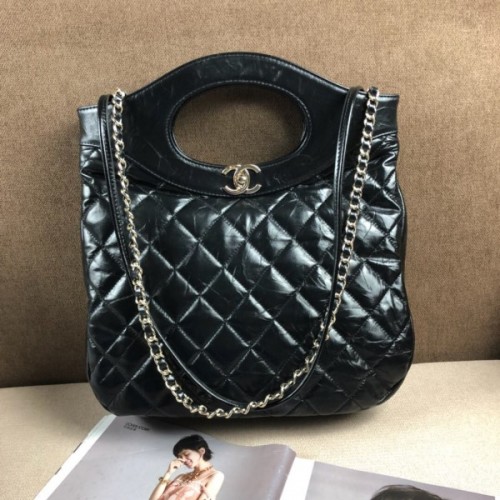 Chanel shopping tote bag with handle