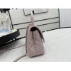 Chanel coco pink flap bag gold hardware 24 cm