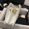 Chanel Calfskin Chain CC Accordion Shoulder Bag AS1751