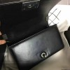 Chanel Small Quilted Lambskin Boy Bag Black A13043 VS07183