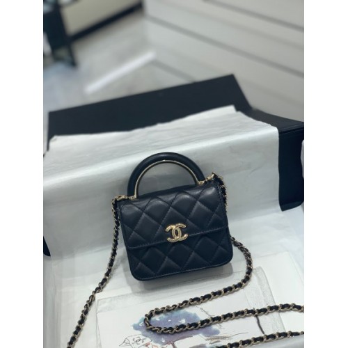 Chanel super mini handle bag