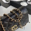 Chanel woc flap caviar leather bag black AP794 2020