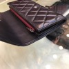 Chanel wallet lambskin with silver hardware