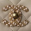 Chanel flap bag 20cm beige AS2975