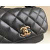 Chanel Business Affinity Black Caviar Leather Bag