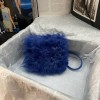 Chanel Shearling Lambskin Blue