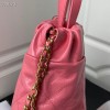 Chanel backpack pink leather AS3133