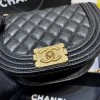 Chanel Small Boy Messenger Black Bag