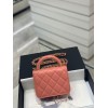Chanel super mini handle orange bag