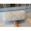Chanel tweed white flap bag 30cm