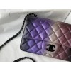 Chanel classic multicolor CF flap bag 20cm