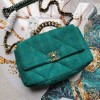 Chanel tweed canvas blue 30cm