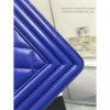 Chanel Blue Quilted Lambskin Medium Boy Bag A67086 VS03157