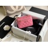 Chanel Vantiy Case Pink Caviar Leather Bag