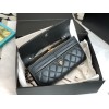 Chanel Flap Phone Holder With Chain Black Bag