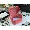 Chanel Lambskin Small Vanity Case AS2630 Pink