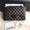 Chanel 30cm CF Lambakin Bag All Black