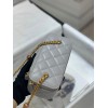 Chanel 22B mini vanity lambskin pearl strap bag