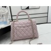 Chanel coco pink flap bag gold hardware 24 cm