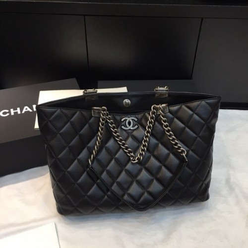 Chanel Dallas Black Shopping Bag