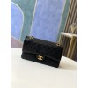 Chanel vintage medium flap bag gold hardware