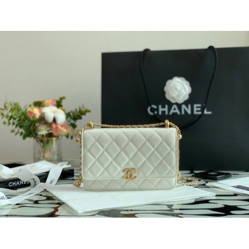 Chanel Woc white 2021 AP2289 19cm