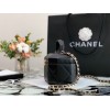Chanel Lambskin Small Vanity Case AS2630 Black