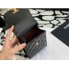 Chanel Quilted Lambskin Phone Holder with Chain
