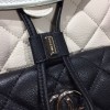 Chanel Grained Calfskin Black - White Backpack AS1371