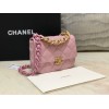 Chanel 19 mini pink bag