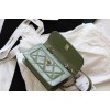 Chanel Fu vintage green flap bag