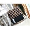 Chanel 19 Tweed Flap Bag Nude Pink 26cm