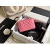 Chanel Vantiy Case Pink Caviar Leather Bag