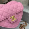 Chanel New Heart Shaped Bag AS2060 Pink