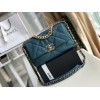 chanel 19 flap bag Turquoise