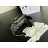 Chanel black lambskin pouch