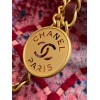 Chanel 22 Wool Tweed & Gold-Tone Metal Tote Pink Bag