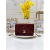 Chanel woc 19cm wine