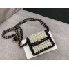 Chanel spring pearls clutch